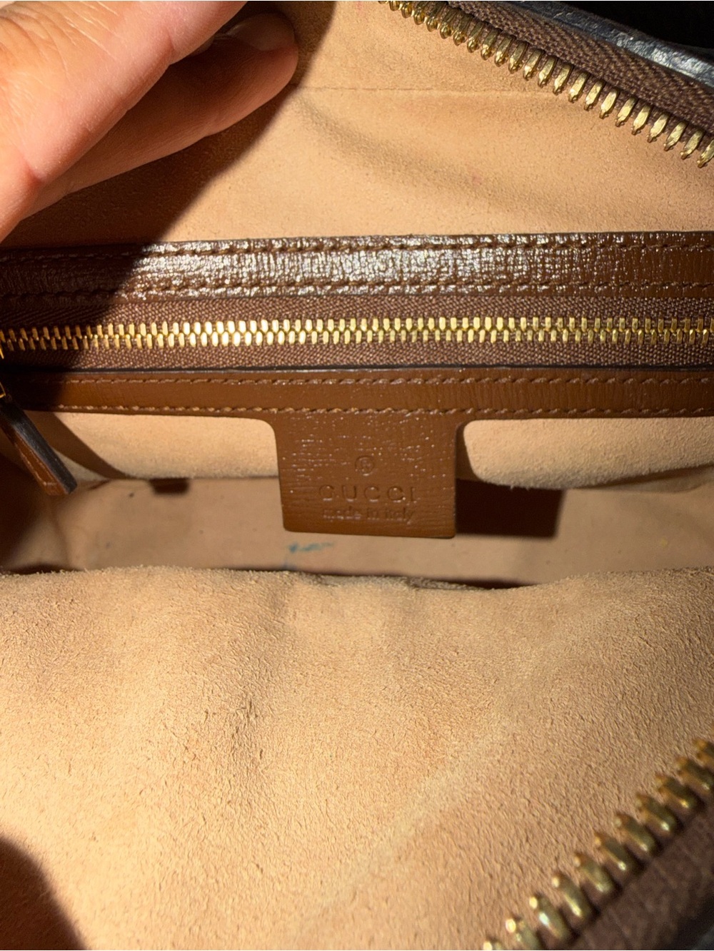 Gucci GG Supreme Horsebit 1955 in brown - Picture 8 of 14